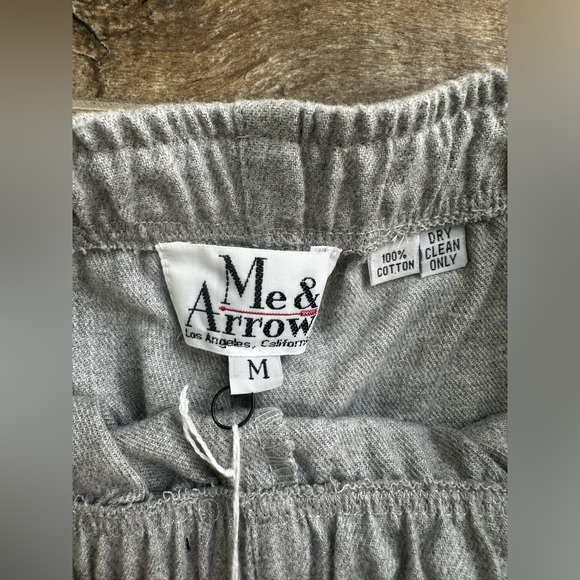 Me & Arrow Sailor Pants in gray flannel - Picture 3 of 3